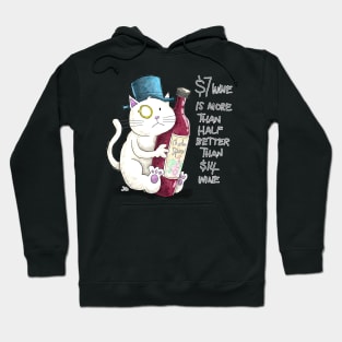 Dapper Cat - Seven dollar wine Hoodie